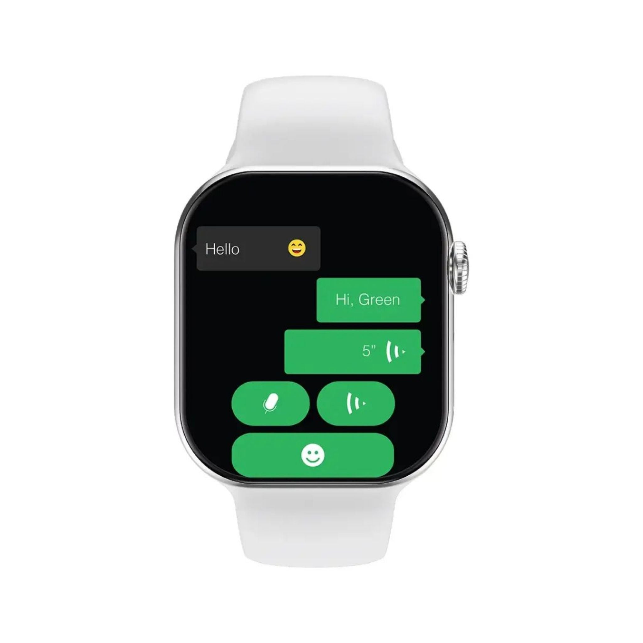 Green Lion Flex 46 2.06" IPS Smart Watch - Silver
