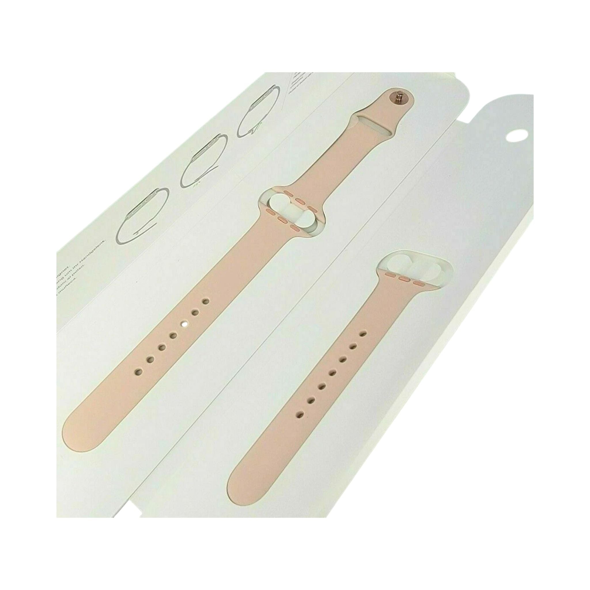 Apple Sport Band For Smart Watch 40MM Pink Sand with Rose Gold