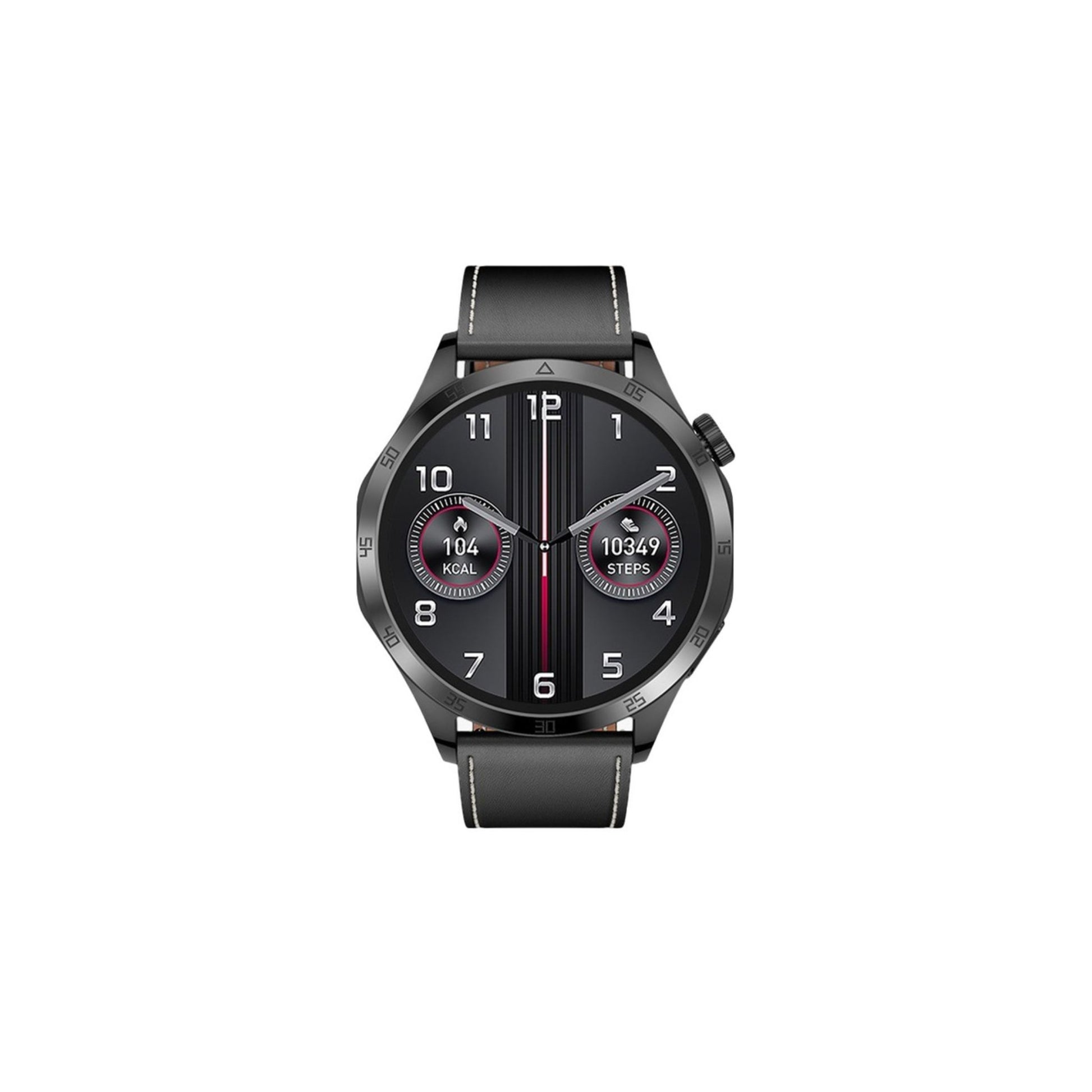 Green Lion Optima Smart Watch, ChatGPT Function, AI WatchFace, Dynamic Island, Double Tap Function, NFC Access Control, Always On Screen, Wireless charger, 7 Days Standby - Black