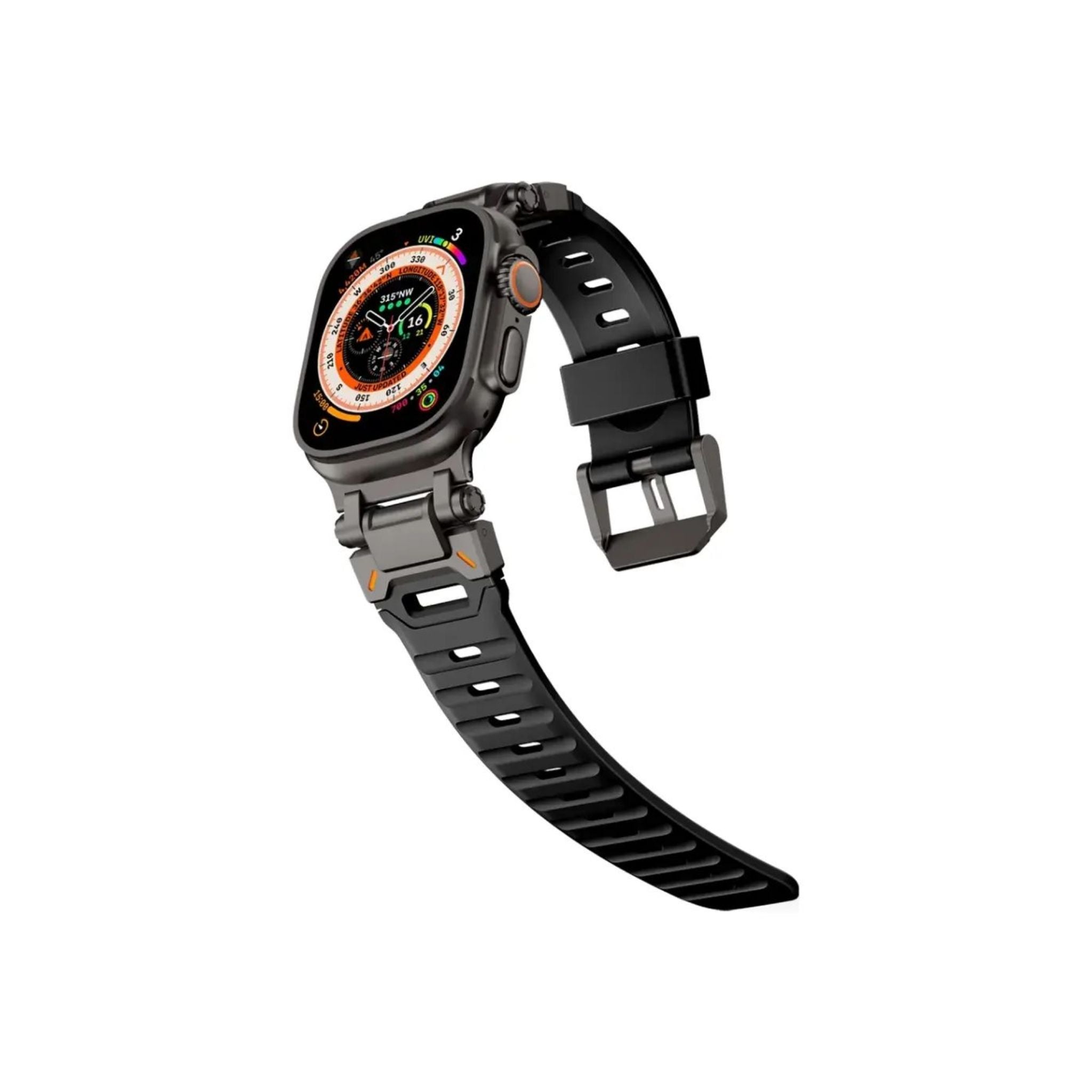 Levelo Kyoto Watch Strap 49/46 mm - Stealth Black