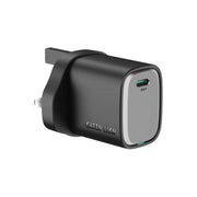 Green Lion Supra 33W UK Wall Charger - Black/Grey