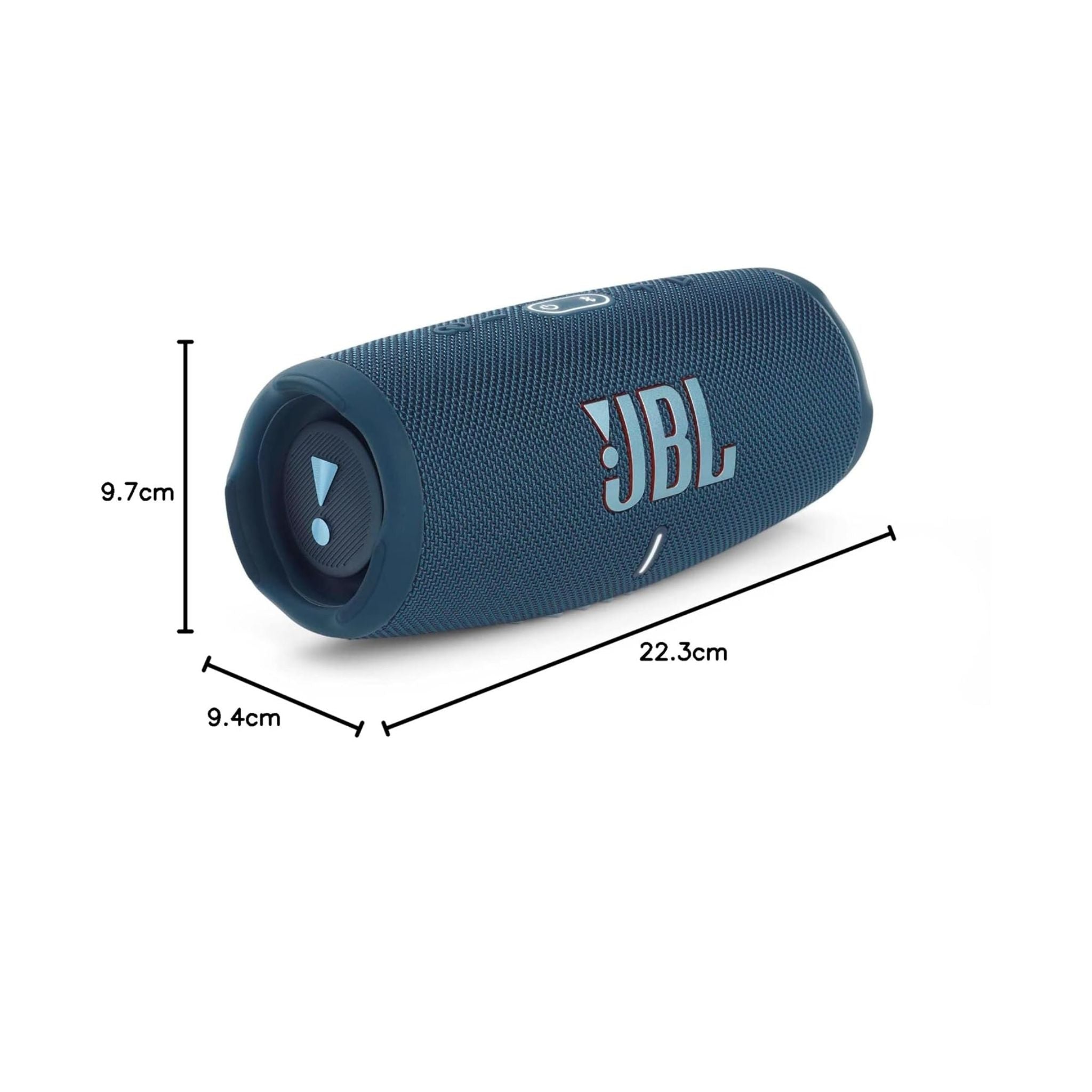 JBL Charge 5 - Portable Bluetooth Speaker with deep bass, IP67 Waterproof and Dustproof, 20 hours of Playtime, Built-in powerbank- Blue