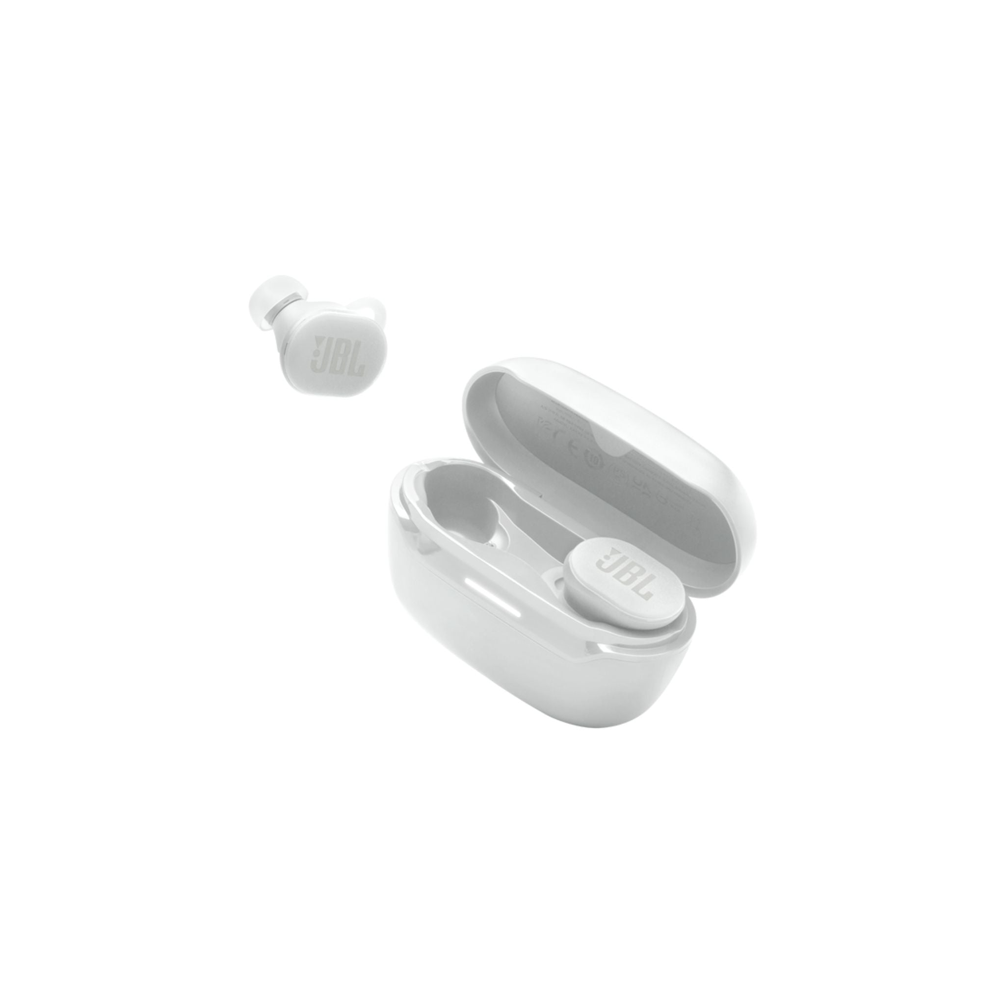 JBL Endurance Race 2, True Wireless Bluetooth Earbuds, 48 hrs Battery, IP68 Water and Dust Resistance, Noise Cancellation, Pure Bass Sound, Smart Ambient, Sports Modes - White