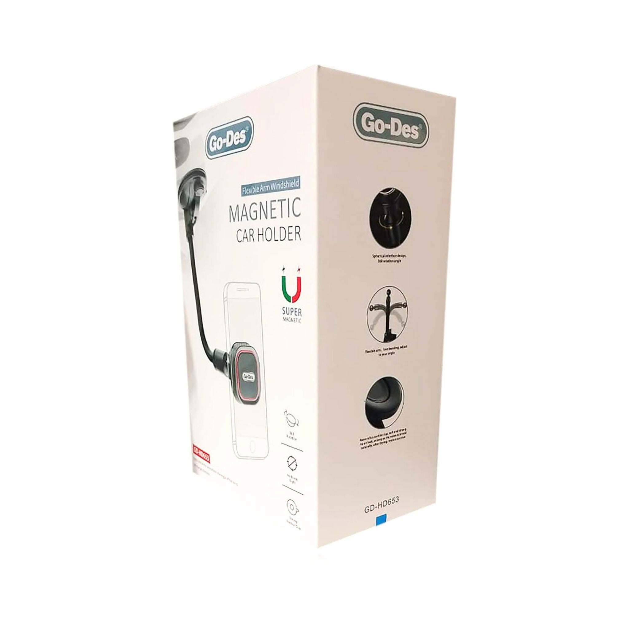 Go Des Strong Magnetic Bracket (GD-HD653) Magnetic Holder- Black