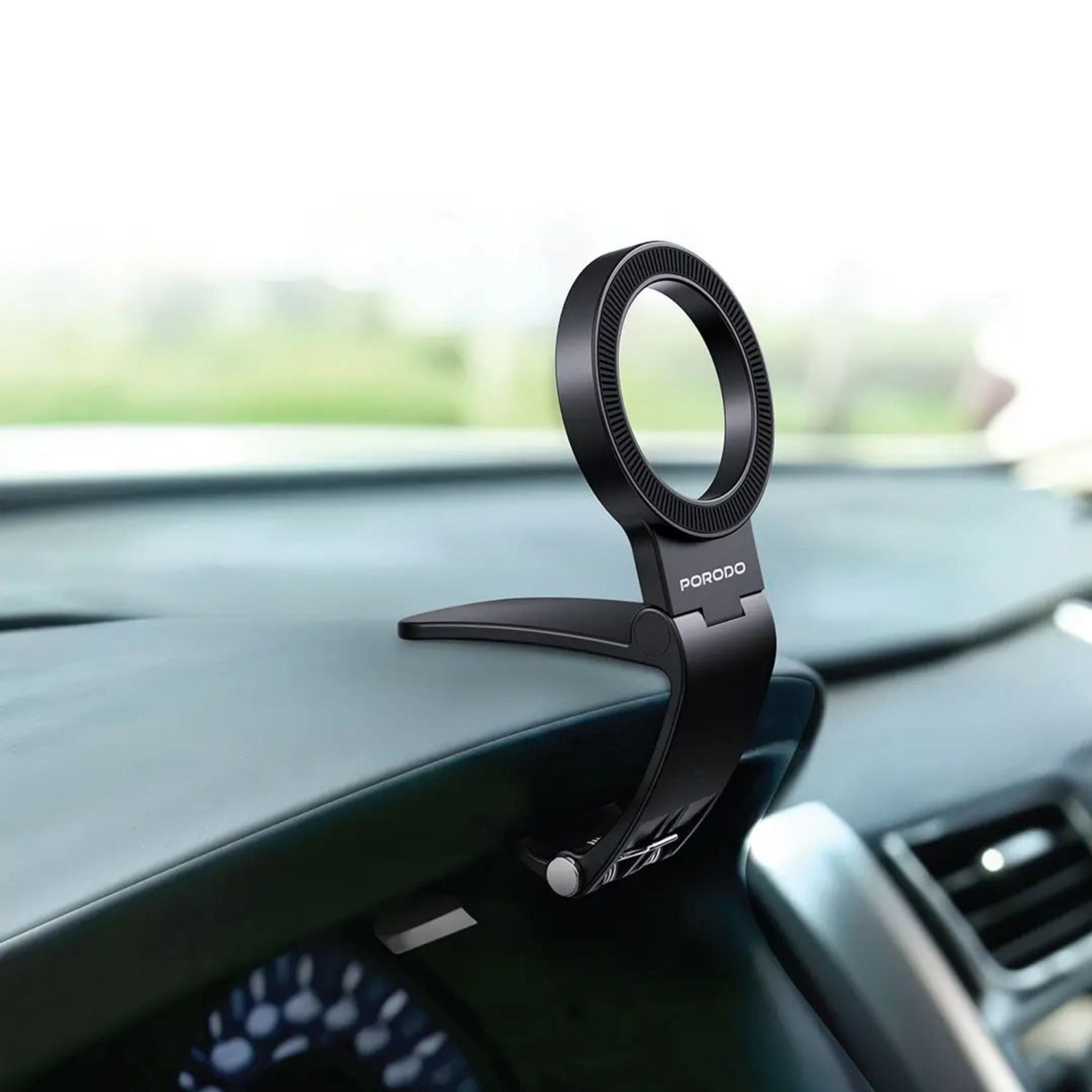 Porodo Dash Mount MagSafe Phone Holder - Black