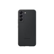 Samsung Galaxy S22+ Silicone Cover-Black in a white background