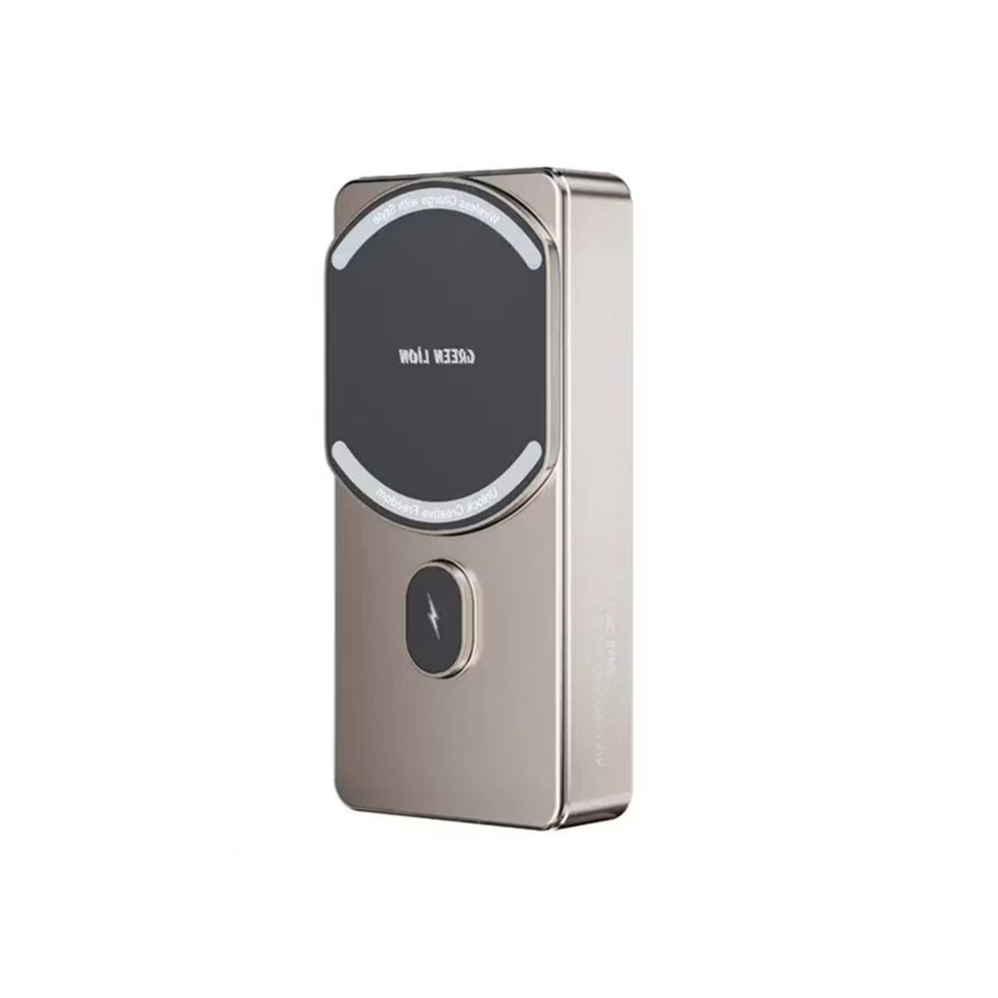 Smart lock with brand logo on a white background