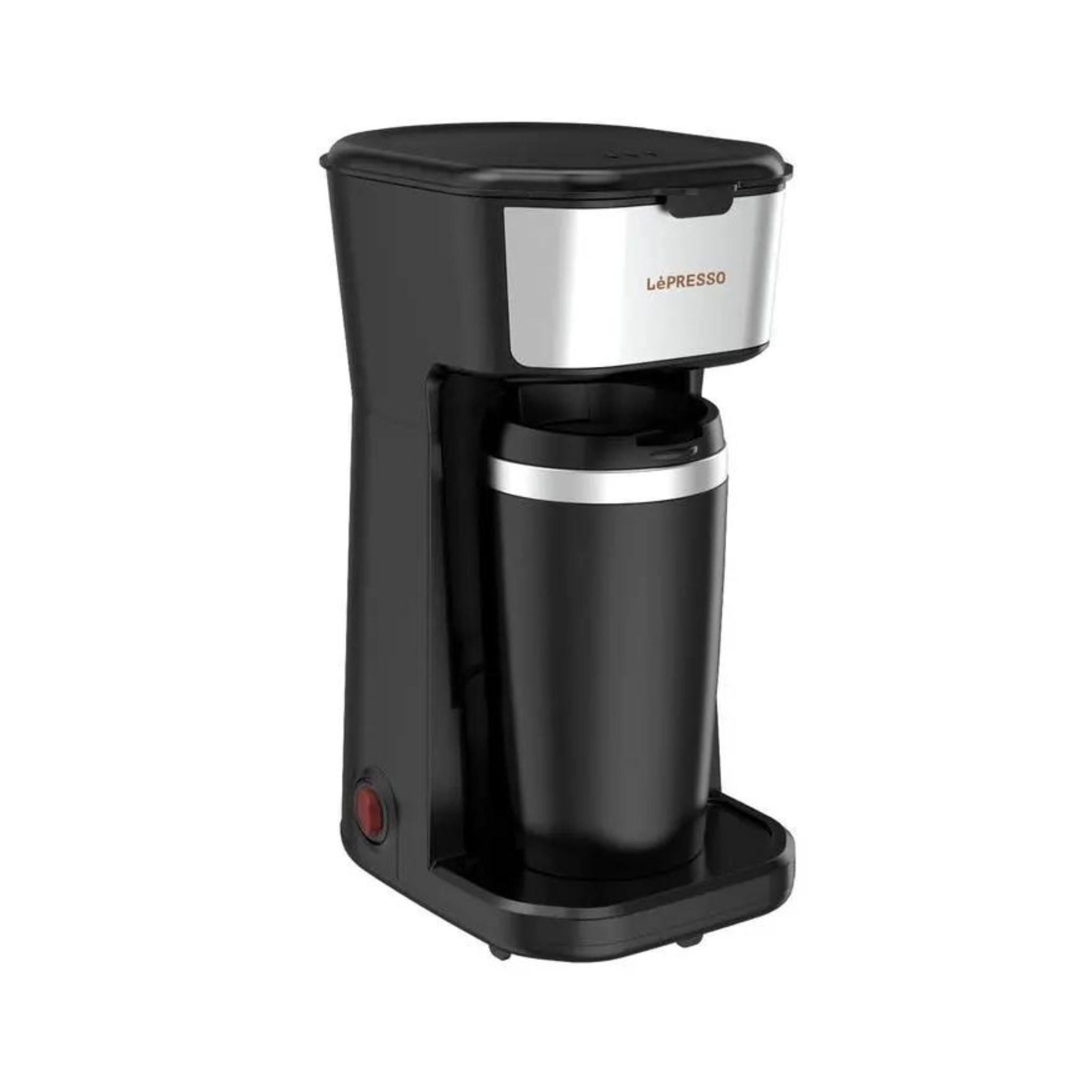 LePresso Coffee Maker with  Travelling Mug 450W - Black