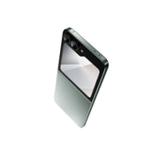A clear protective screen cover for Samsung Galaxy Z Flip 6, showing the front view with the phone's screen and camera visible.