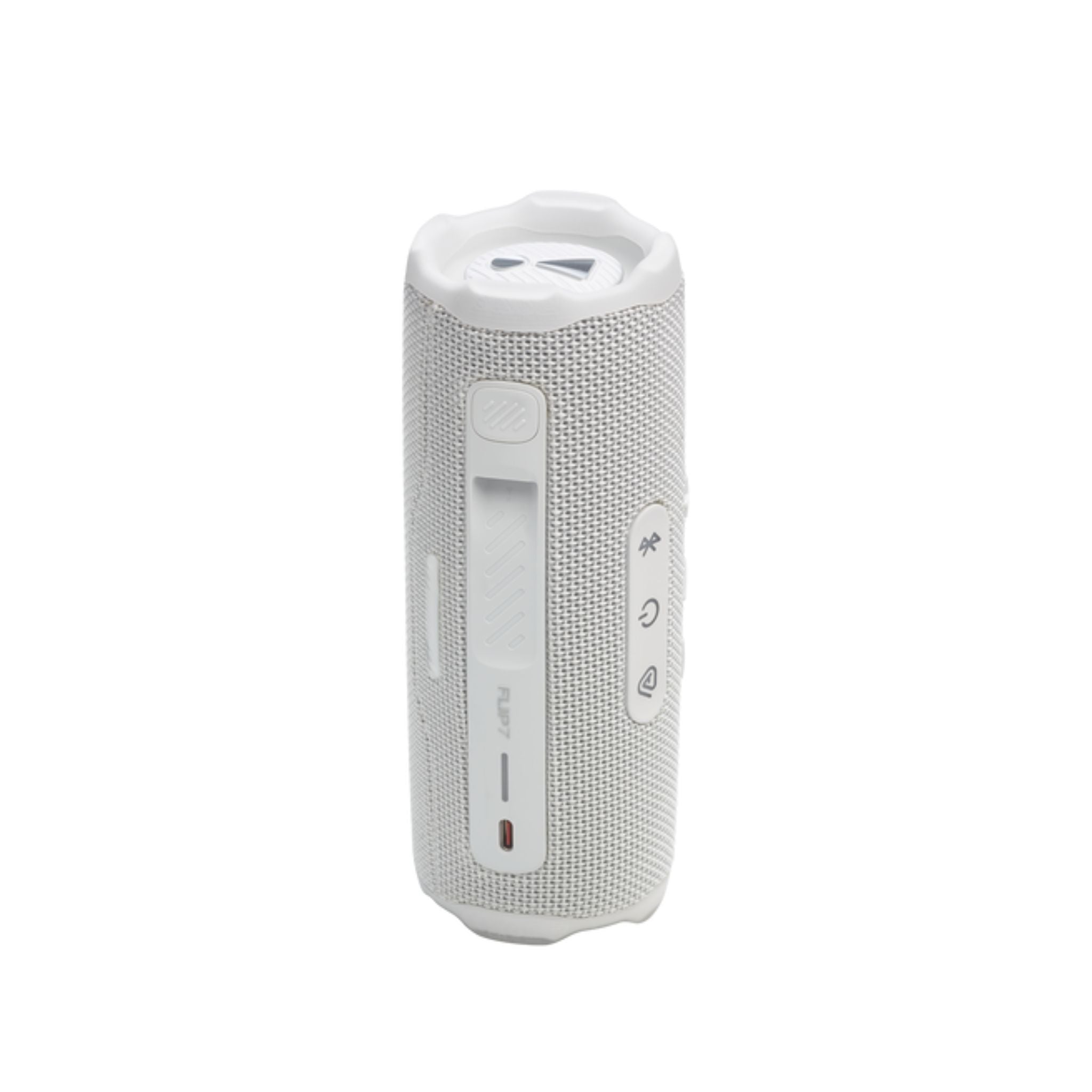 JBL Flip 7 - JBL Pro Sound with AI Sound Boost, up to 16 hours of playtime, multi-speaker connection via Auracast, and waterproof, dustproof, drop-proof design for all adventures – White