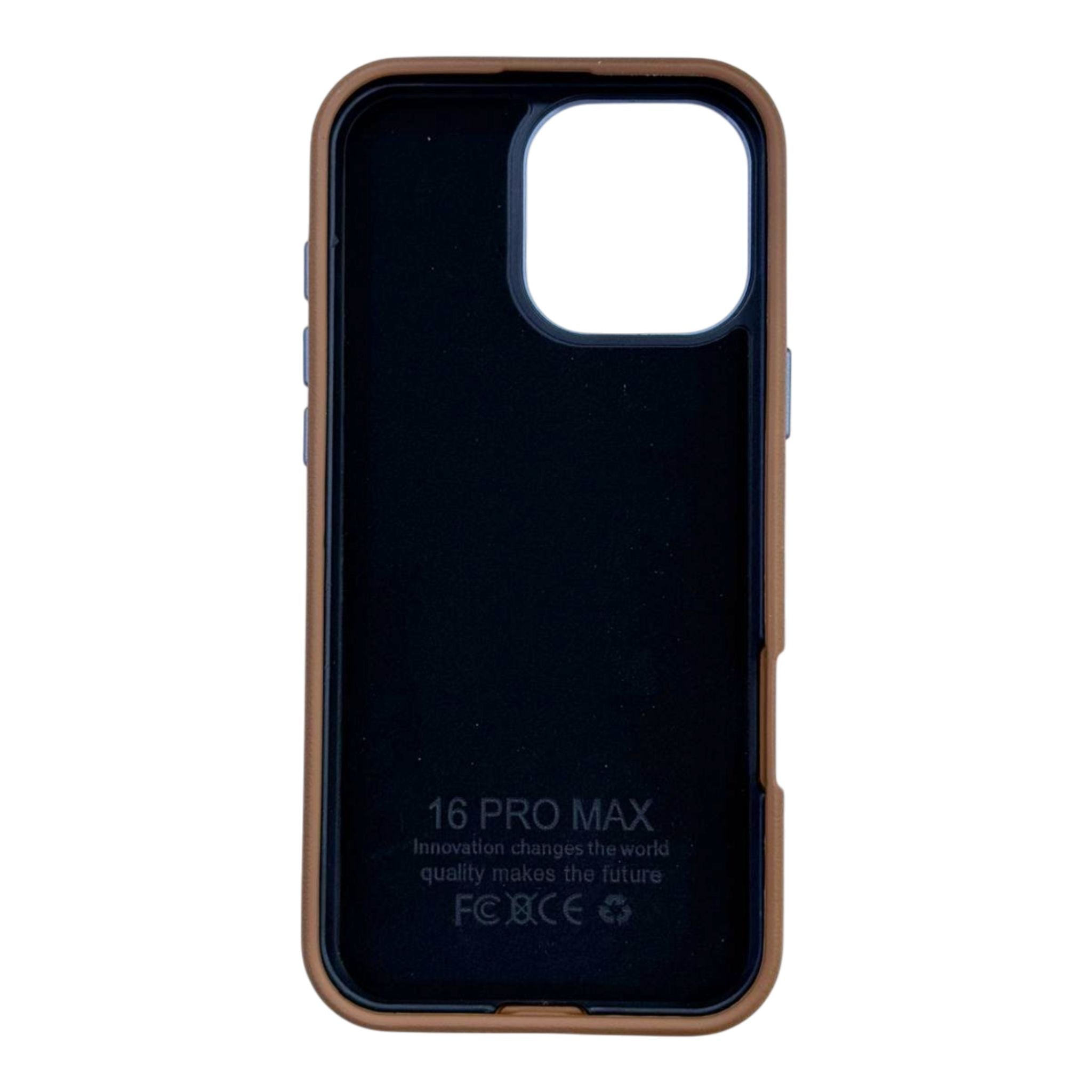 Maxora IPhone 16 Pro Max Leather Case with Kickstand