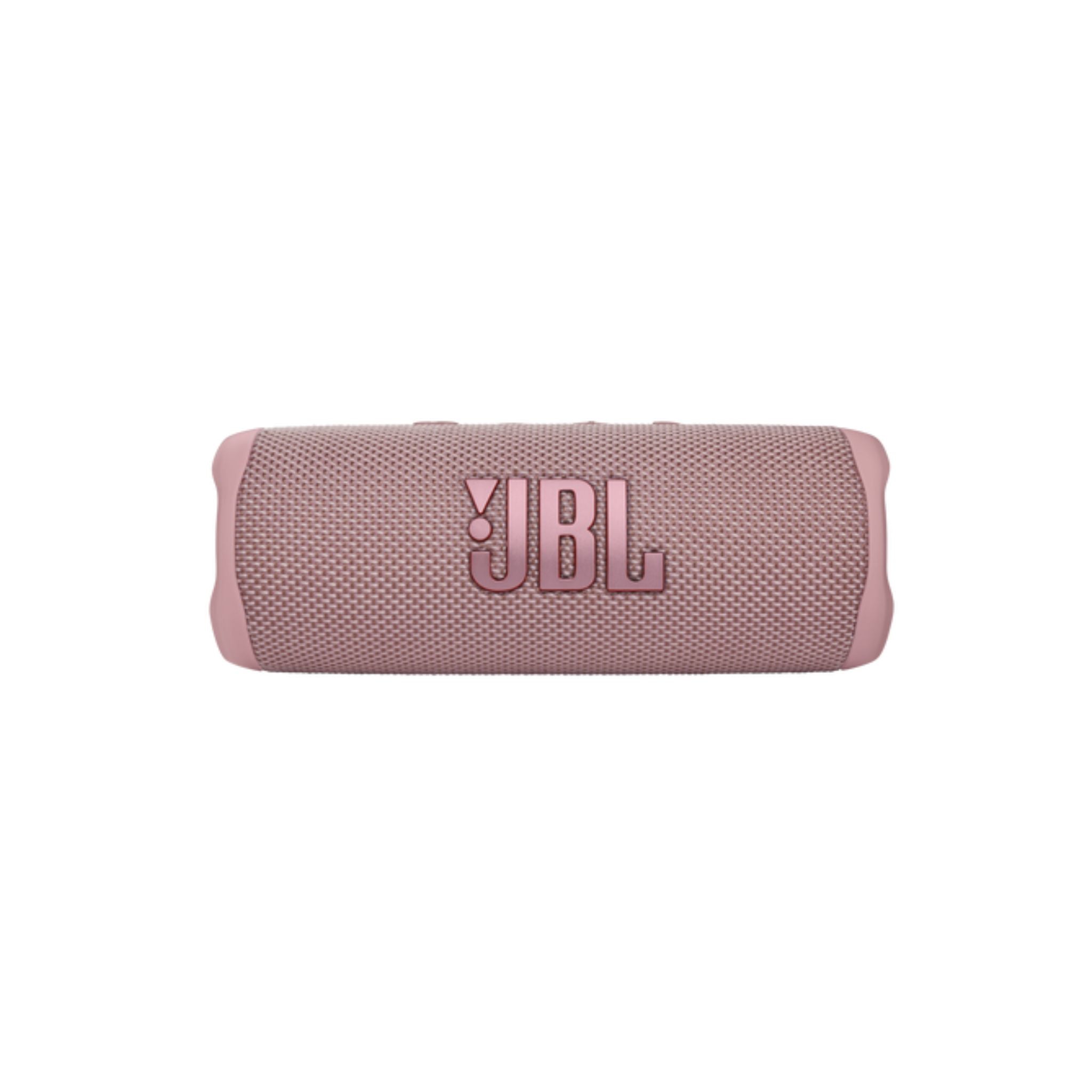 JBL Flip 6 Bluetooth Box in Pink - Waterproof Portable Speaker with 2-Way Speaker System for Powerful Sound - Up to 12 Hours of Wireless Music Play-Pink
