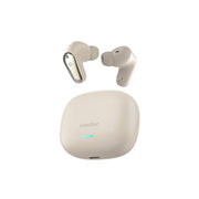 Porodo Gravis True Wireless Earbuds with Touch Control, Up to 5 Hours Play Time, 300mAh Charging Case & 38mAh Earbuds Battery, Sweat & Water Resistant, Voice Assistant, Stereo Sound - Cream