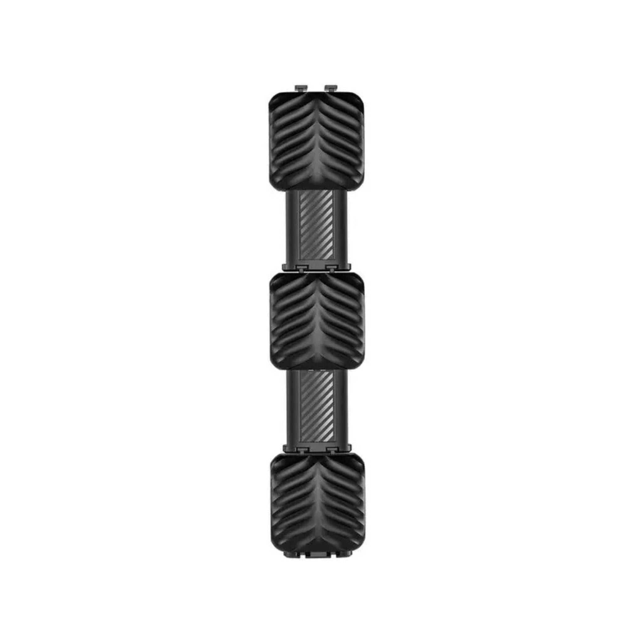 Porodo Lifestyle Clip-On Fill Light with 3 Color Temperatures, 1000mAh Battery Capacity, Up to 24 Hours Working Time, 3 RGB Lights, Wide Compatibility, 4W Power - Black