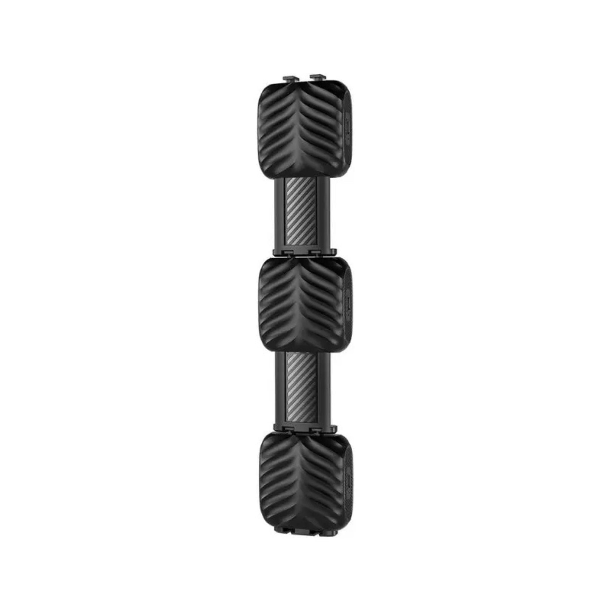 Porodo Lifestyle Clip-On Fill Light with 3 Color Temperatures, 1000mAh Battery Capacity, Up to 24 Hours Working Time, 3 RGB Lights, Wide Compatibility, 4W Power - Black