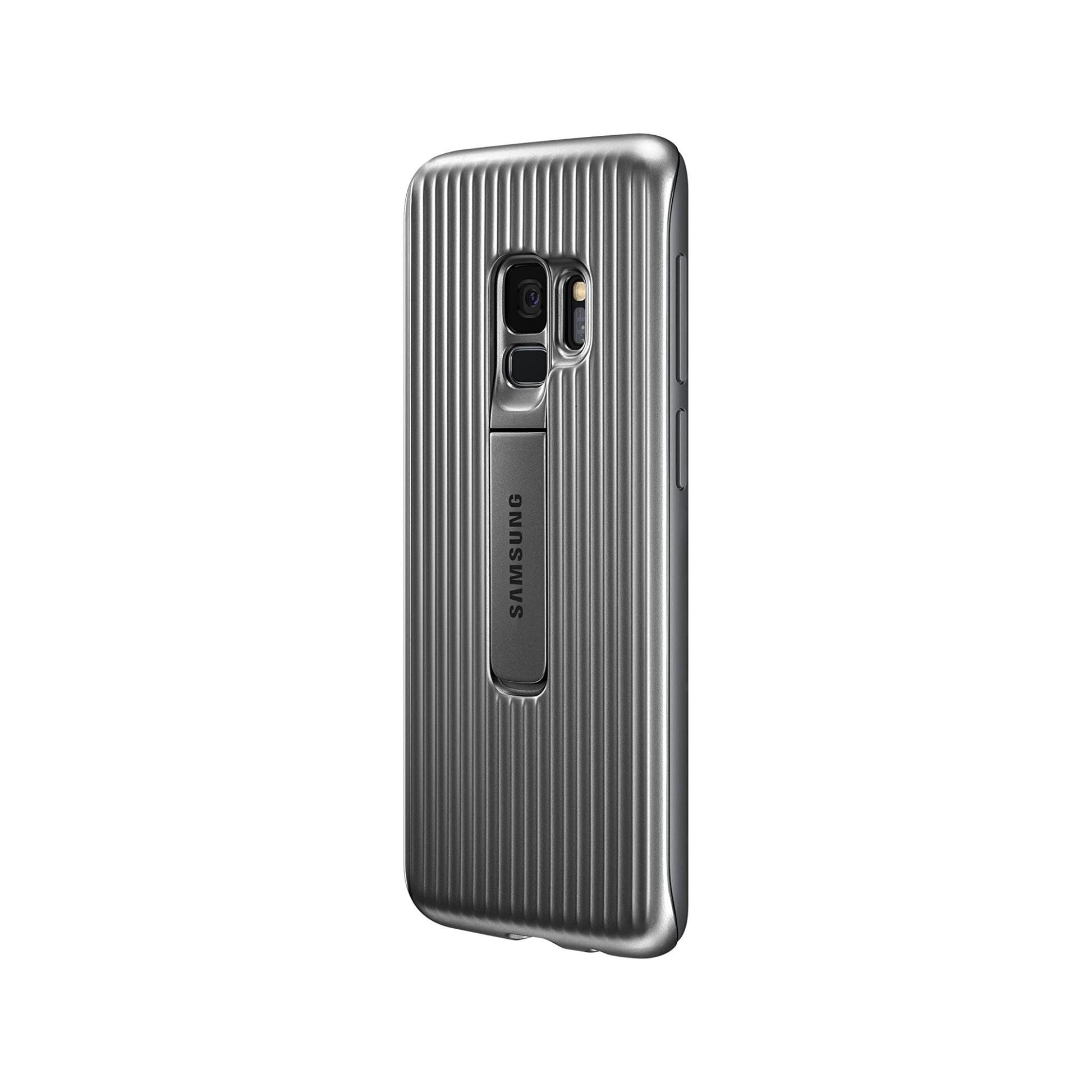 Samsung phone case with textured back and visible Samsung logo on a white background