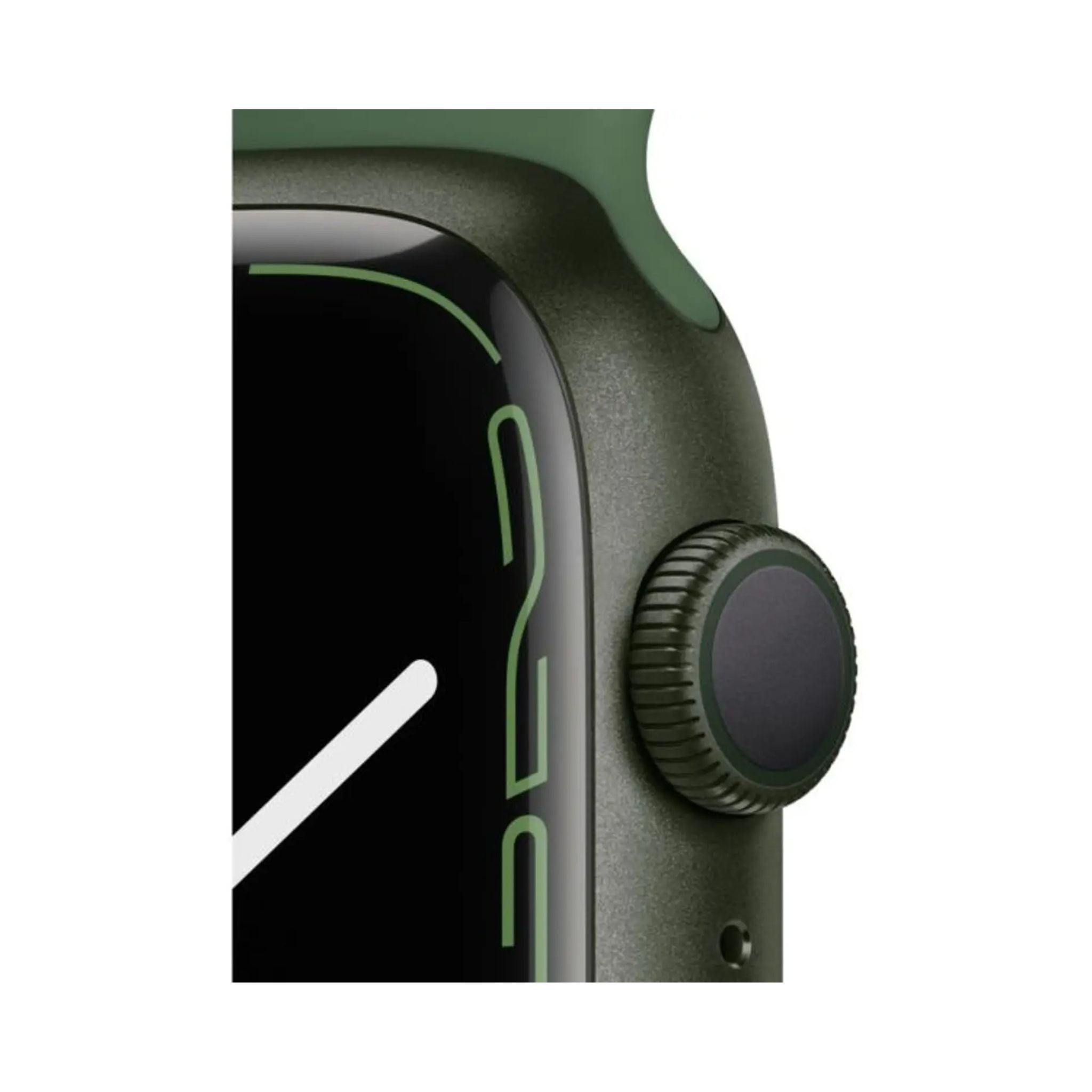 Apple Watch Series 7 GPS+ Cellular, 45mm Green Aluminium Case with Clover Sport Band