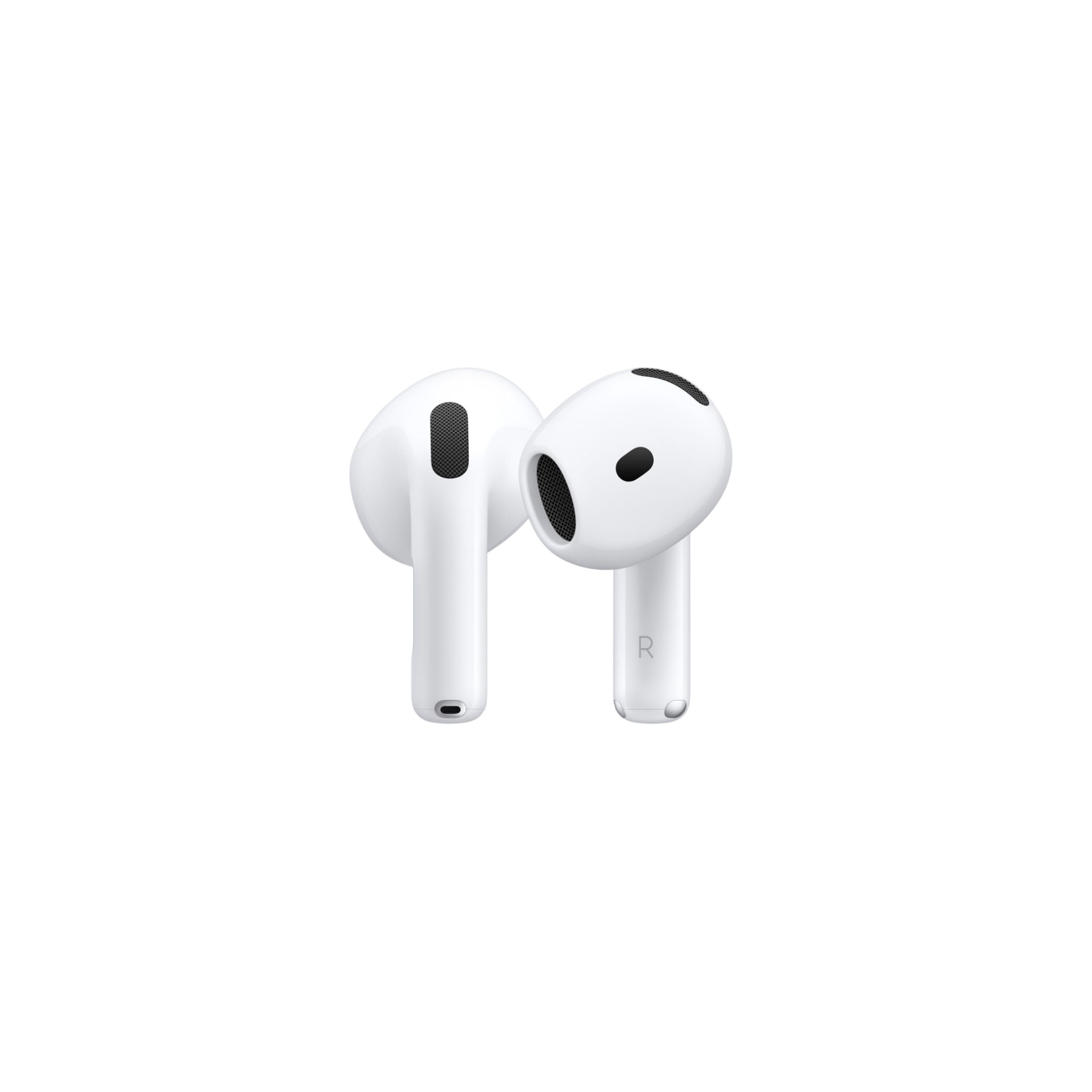 Apple  AirPods 4 (NO ANC) with Up to 5 Hours Battery Life, Fast Charge, Type-C Charging, Bluetooth Version 5.3, IP54 Dust, Sweat, & Water Resistance Level, Personalized Spatial Audio with Dynamic Head Tracking, Lightweight Design - White