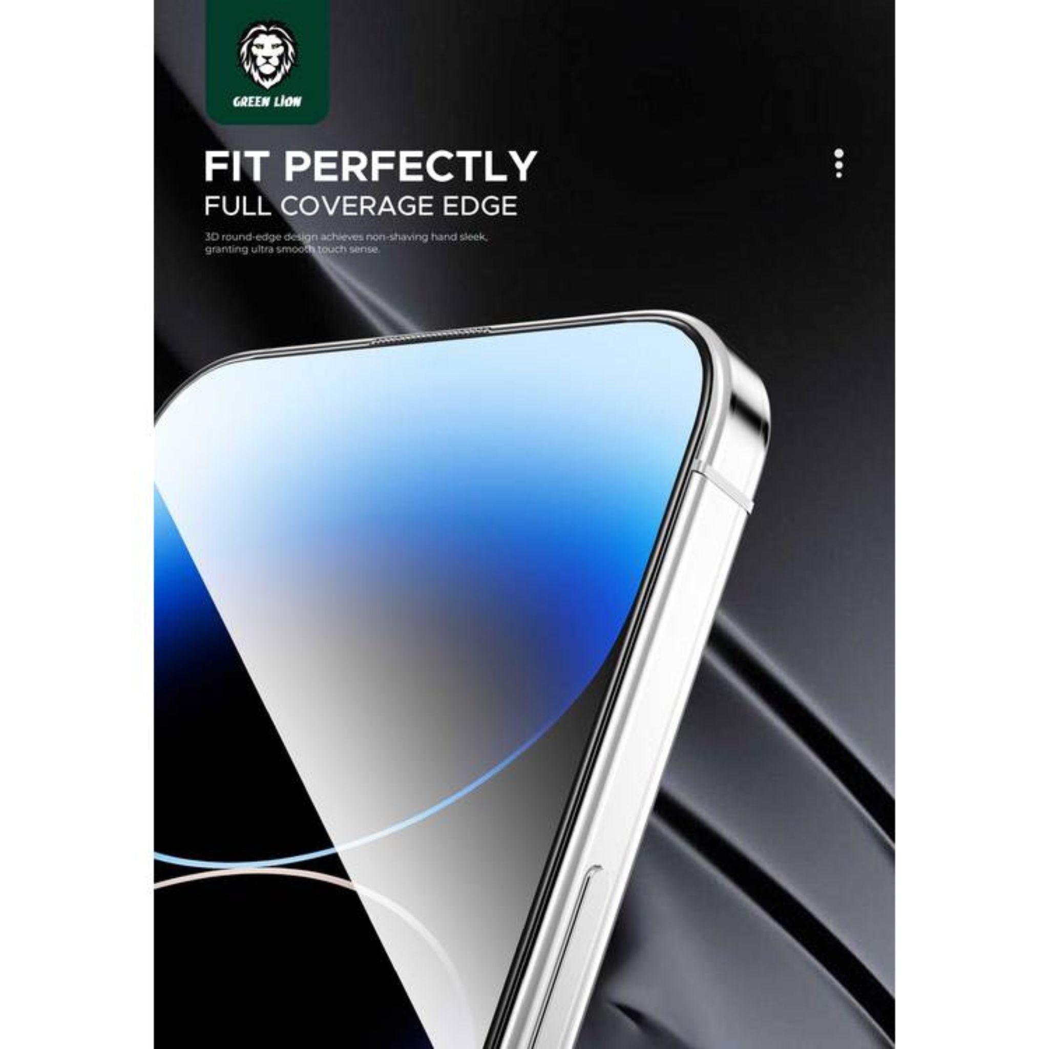 Green Lion 9H Steve HD Screen Protector for iPhone 15 Pro, Crystal Clear, Anti-Scratch & Anti-Fingerprint, Bubble Free, Grease Resistance - Clear