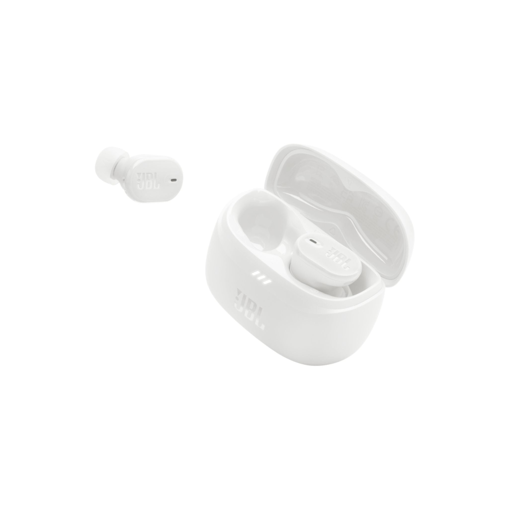 JBL Tune Buds 2 True Wireless Noise Cancellling Earbuds, Pure Bass Sound, Bluetooth 5.3, LE Audio, Smart Ambient, 6-Mic Technology, 48H Battery, Water and Dust Resistant- White