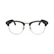 Green Lion Urbanic Smart Eyewear – UV400 protection, photochromic lenses, metal + PC/ABS frame, 5h playtime, IPX4 waterproof, 55mAh×2 battery, Bluetooth 5.4, 10m range, 1.5h charge time, magnetic charging-Black