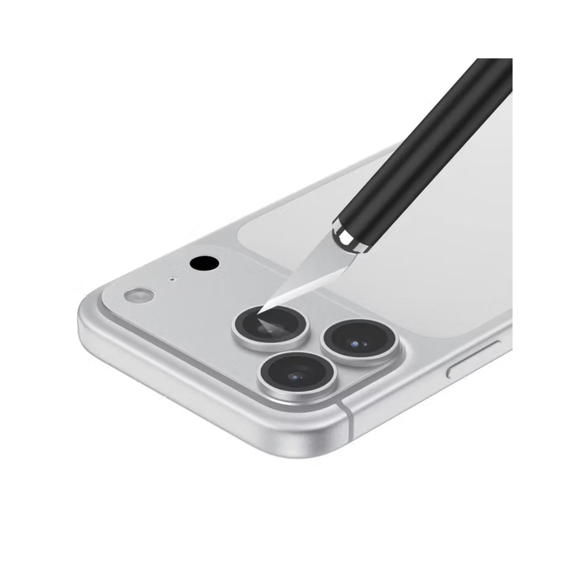 Green Lion Kanzen Camera Lens for iPhone 17 Pro, 9H Hardness, Easy to Apply, Anti Fingerprint, Bubble Free, Full Coverage, Ultra Clear Shooting, Impact Resistant, Ultra-Thin Base - Silver