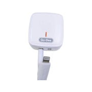 Go-Des 2-in-1 Rapid Charger & Cable Adapter Set – White
