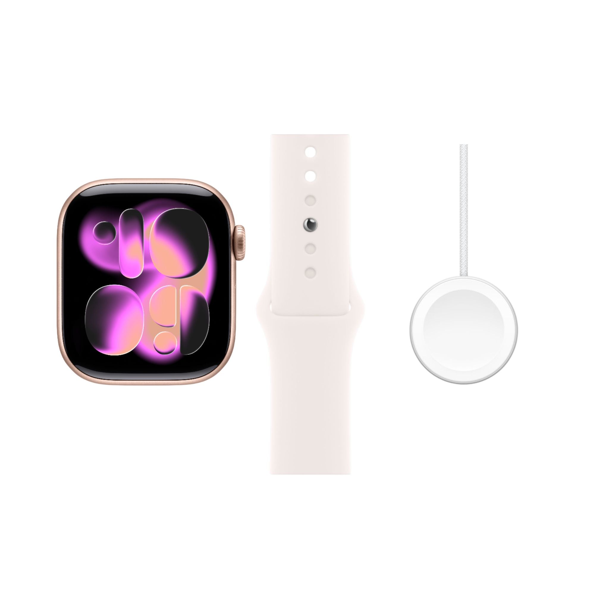 Apple Watch Series 11 , 42MM Aluminium (GPS) M/L- Rose Gold