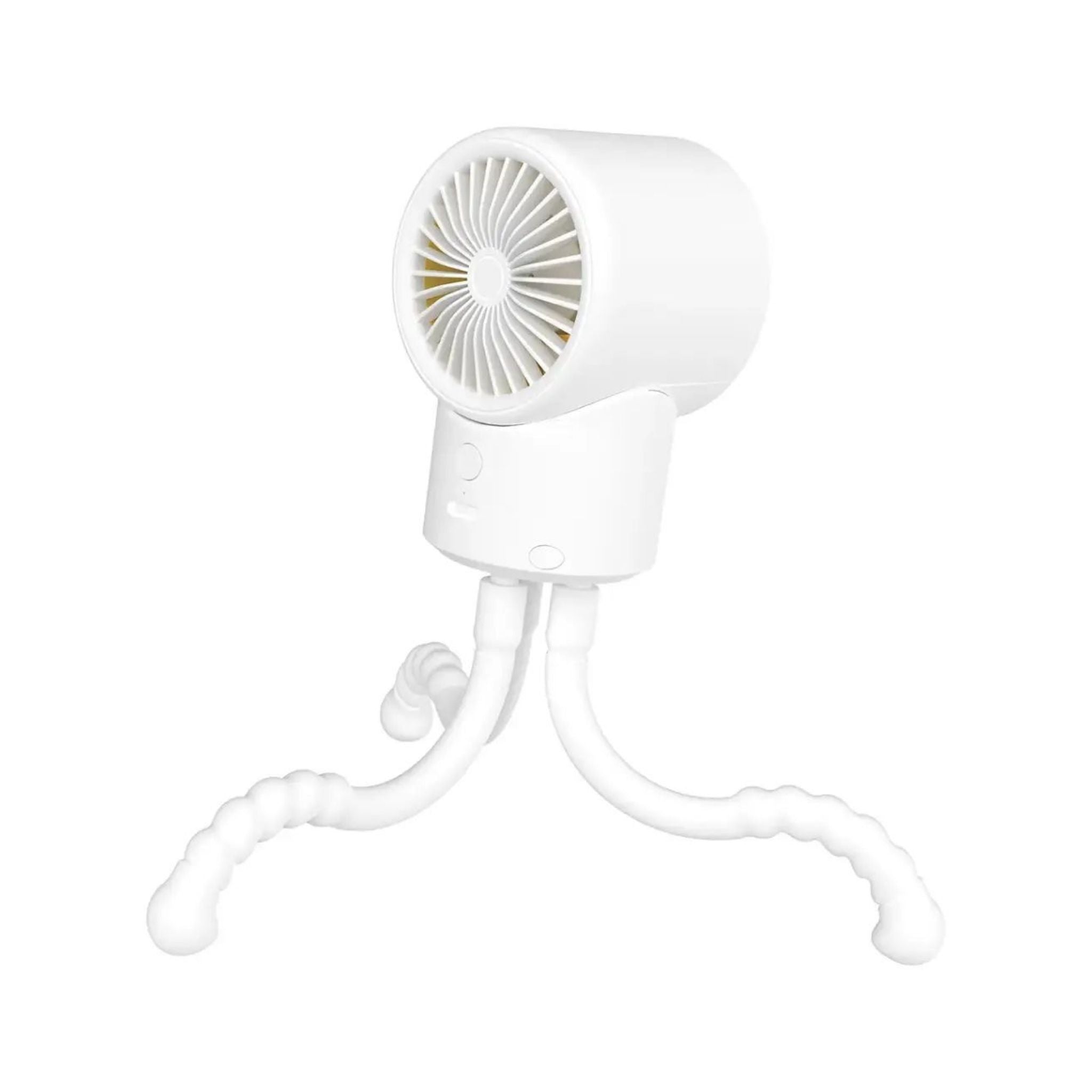 Porodo Lifestyle Mini Handheld Fan, “Coolflex” – White