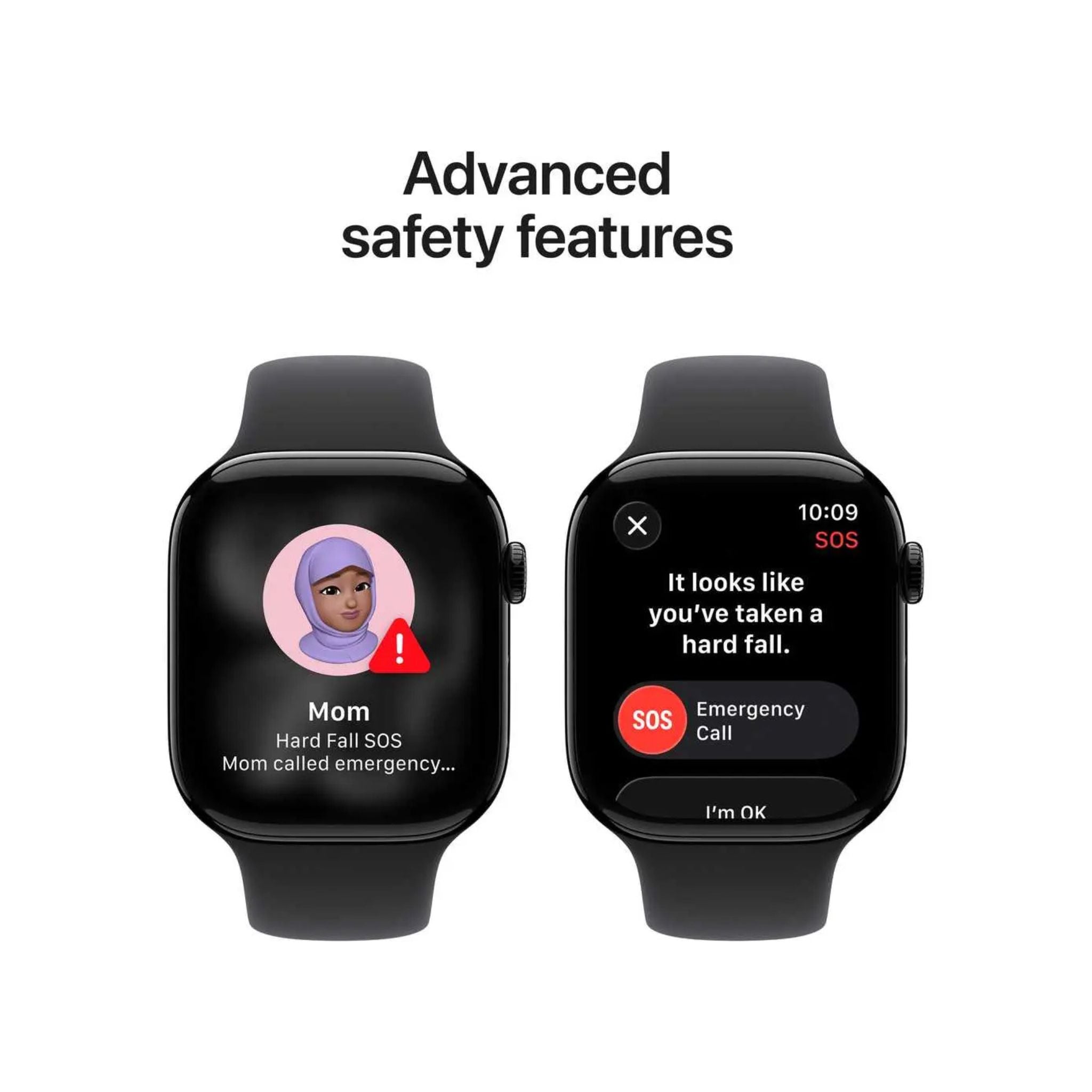 Apple Watch Series 11 GPS 46mm Jet Black Aluminium Case With Black Sport Band - M/L -International Version